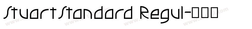 StuartStandard Regul字体转换